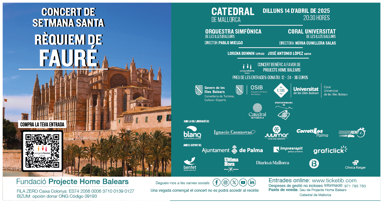 Concierto de Semana Santa Projecte Home Balears